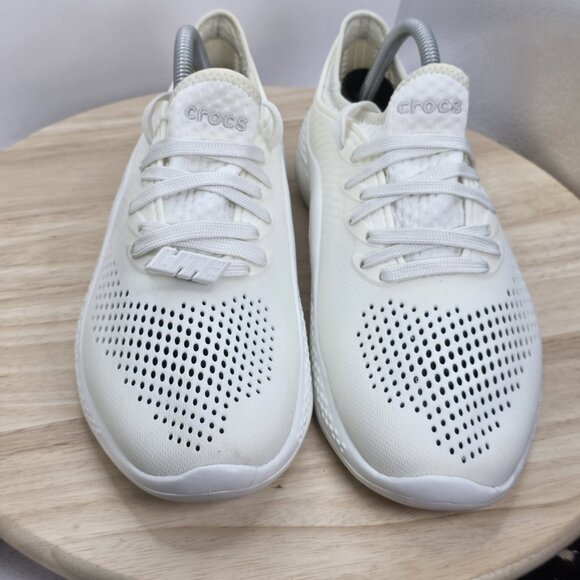 Mens Size 8 - CROCS LiteRide 360 Pacer 206715 Running Casual Shoes White - Picture 4 of 9